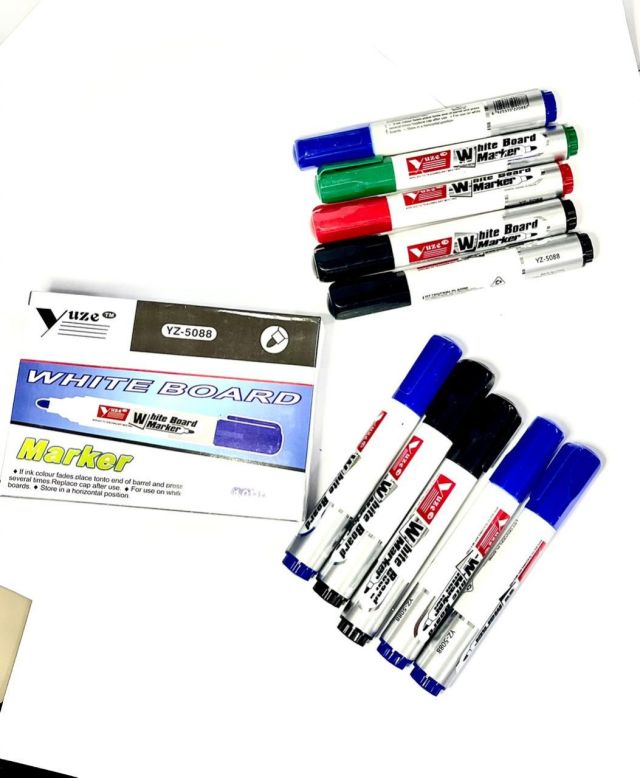 طقم اقلام سبورة قابلة للمسح