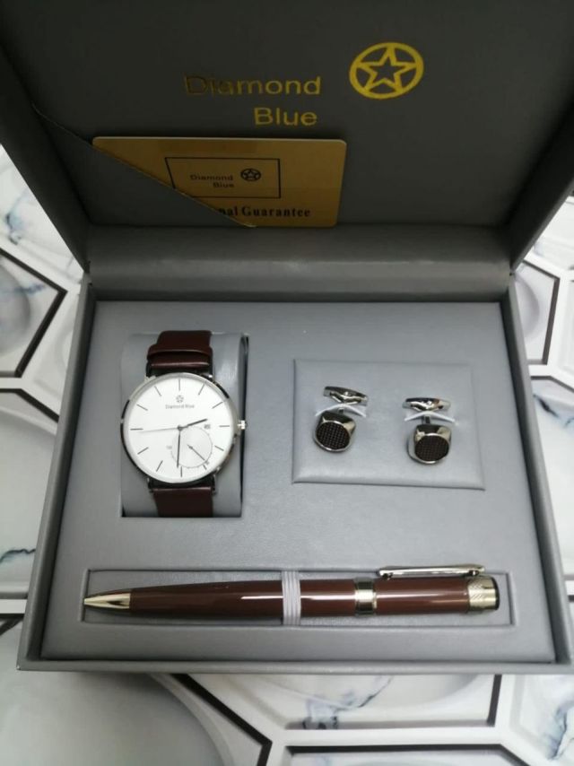 طقم ساعة رجالية